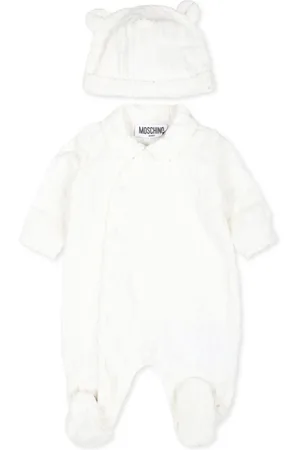 Moschino Pyjamassæt i frotté med logo-jacquard