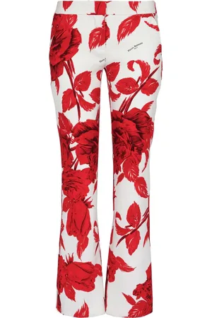Balmain Bukser med svaj og rosetryk