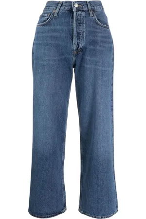 AGOLDE Cropped Ren Jean jeans med høj talje