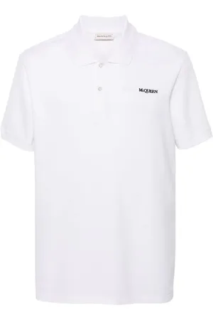 Alexander McQueen Polo med broderet logo