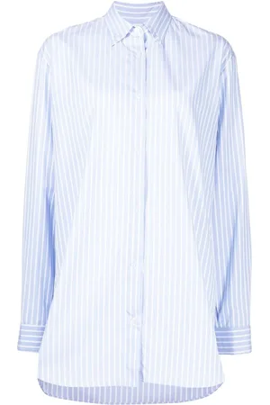 Macgraw Oversize Critic skjorte med striber