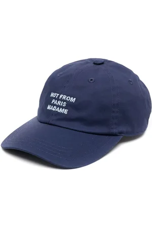 Drôle de Monsieur Kasket med broderet slogan