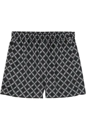 Michael Kors Stribede shorts med logotryk