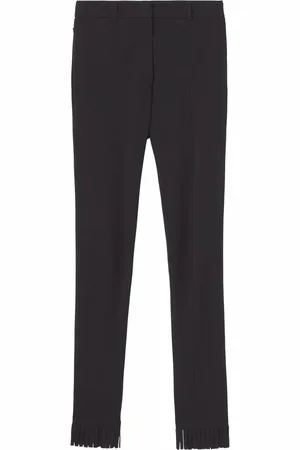 Burberry Højtaljede leggings med frynsekant