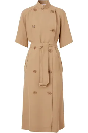 Burberry Kortærmet trench-kjole i cady