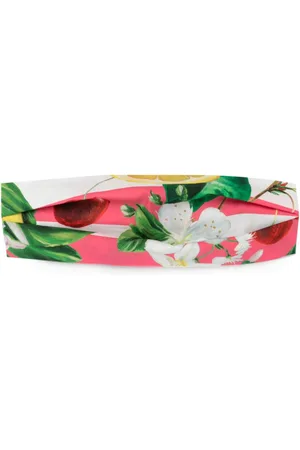 Dolce & Gabbana Hårbånd med blomstertryk