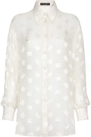 Dolce & Gabbana Skjorte med monogram-jacquard