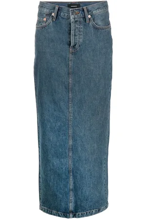WARDROBE.NYC Lang nederdel med denim-bælte