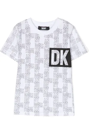 DKNY T-shirt med logotryk