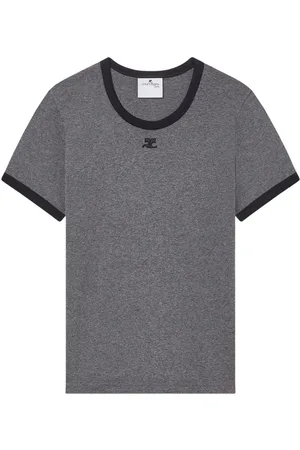 Courrèges T-shirt med broderet logo
