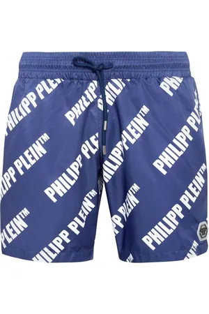 Philipp Plein Badeshorts med heldækkende logotryk