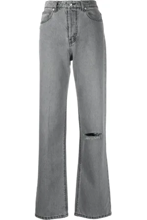 Zadig & Voltaire Jeans med lige ben og slitageeffekt