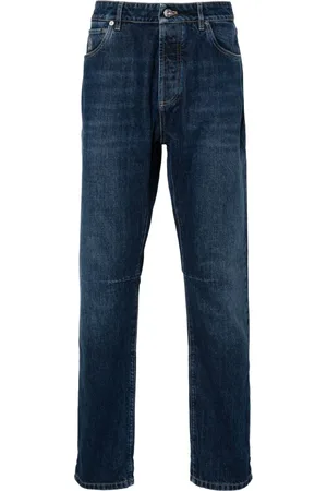 Brunello Cucinelli Jeans med mellemhøj talje og smal pasform