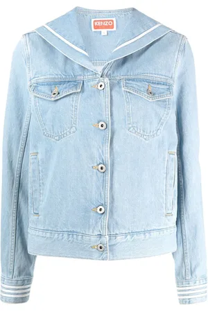 Kenzo Sailor denimjakke med broderet logo