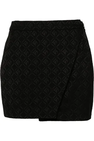 Marine Serre Kort Moon Diamont nederdel i jacquard
