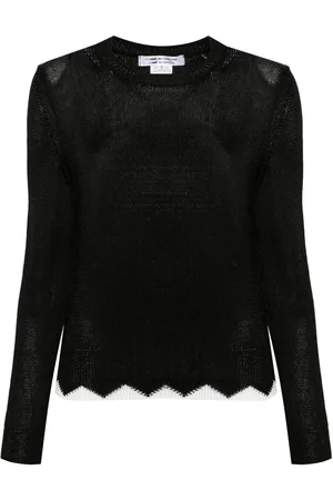 Comme des Garçons Trøje med kontrastkant