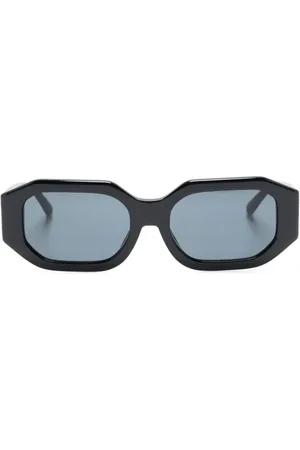Linda Farrow X The Attico Blake solbriller med geometrisk stel