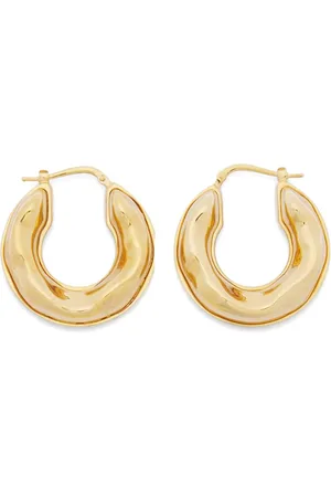 Jil Sander Skulpturelle hoop-øreringe