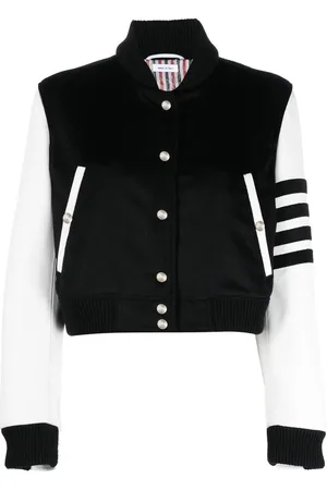Thom Browne Varsity-bomberjakke med paneler