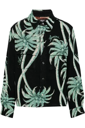 AMIRI Tapestry-skjorte med snoede palmer