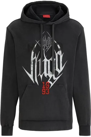 HUGO BOSS Hættetrøje med logotryk