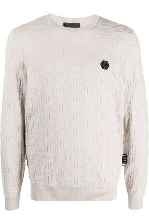 Philipp Plein Trøje med logo-jacquard