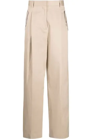 Lanvin Gabardine-bukser med brede ben