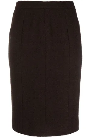 CHANEL 1995 højtaljet pencil-nederdel