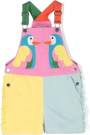 Stella McCartney Lovebird overalls med colourblocking