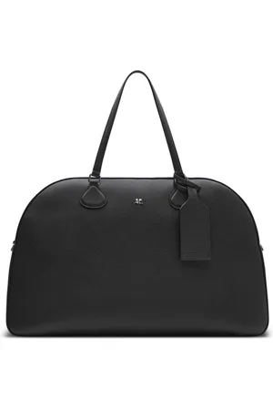 Courrèges Duffle-taske med logoplade og læder