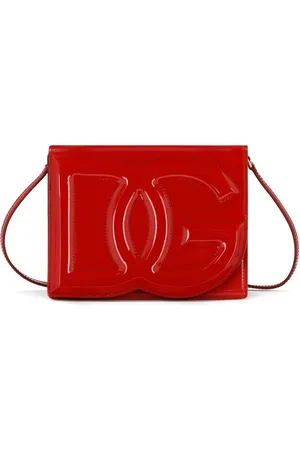 Dolce & Gabbana Crossbody-taske i læder med DG-logo