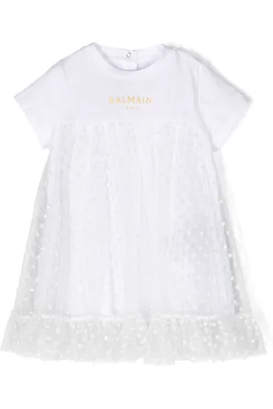 Balmain Polkaprikket tylkjole