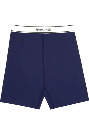 Sporty & Rich Serif shorts med logobånd i taljen
