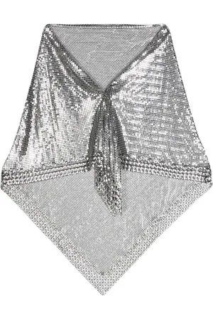 Paco rabanne Tørklæde i metallisk chainmail