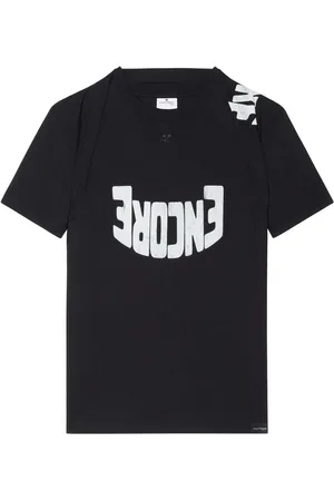 Courrèges T-shirt med grafisk tryk