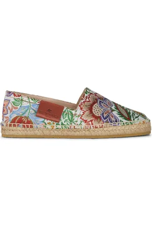 Etro Espadriller med logo-applikation
