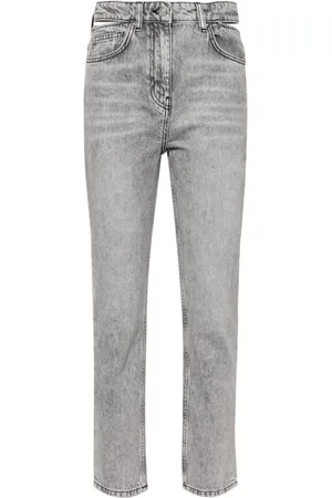 IRO Indro jeans med smalle ben og udskæring