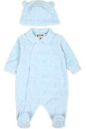Moschino Pyjamassæt i frotté med logo-jacquard