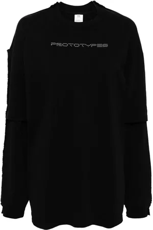 PROTOTYPES Logo-udsmykket sweatshirt