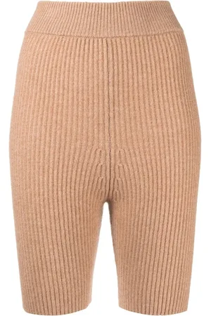 Cashmere In Love Ribbede Mira shorts i merino-kashmir