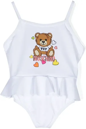 Moschino Teddy Bear badedragt med flæser