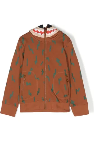 Stella McCartney Grizzly Bear hættetrøje med lynlås