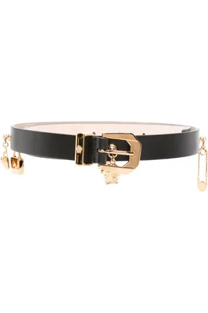VERSACE Medusa Heritage Charms læderbælte