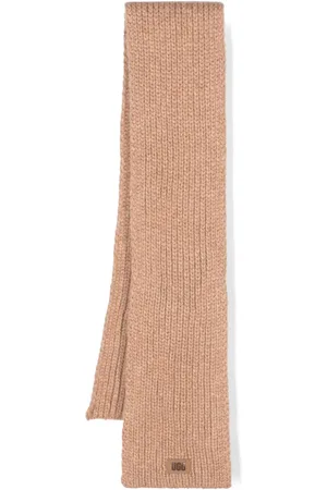 UGG Kraftigt strikket tørklæde med logomærke