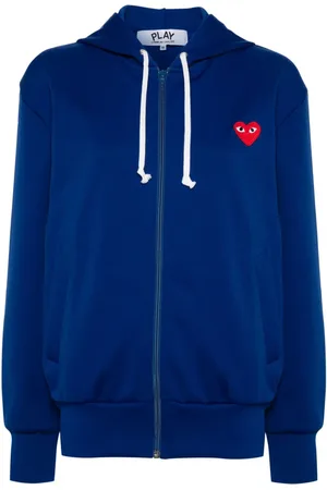 Comme des Garçons Embroidered heart hoodie