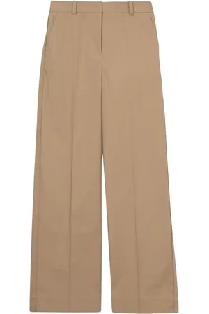 3.1 Phillip Lim Bukser med brede ben og slitageeffekt