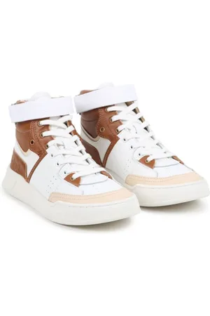 Chloé High-top sneakers med paneler