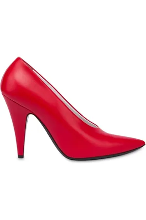 Moschino 100mm pumps i læder