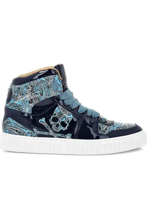Philipp Plein High-top Paisley sneakers