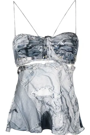 Natasha Zinko Camisole med denimtryk